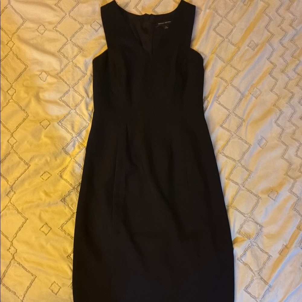 Banana Republic Black Halter Sheath Midi Dress